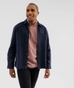 Surchemise en maille texturée et extensible homme[MISSING]